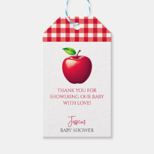 The Apple of Our Eye Fall Baby Shower  Gift Tags