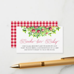 The Apple of Our Eye Thanksgiving Books for Baby Enclosure Card