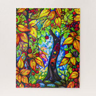 The Apple Tree Surreal Digital Art  Jigsaw Puzzle