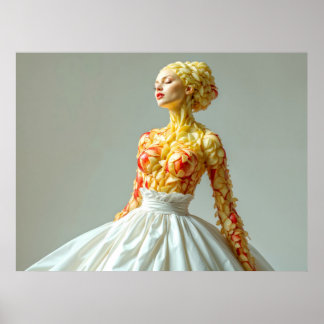 The Apple Woman – Fruit as Art Poster