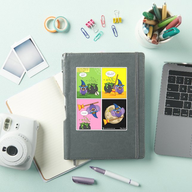 The Apprentice Wizard - Cleaning Comic (iPad Cover)