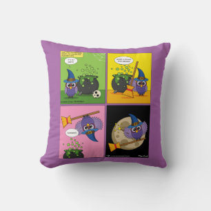 The Apprentice Wizard - Cleaning Comic Cushion