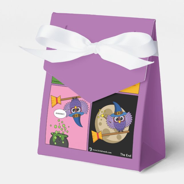 The Apprentice Wizard - Cleaning Comic Favour Box (Front Side)