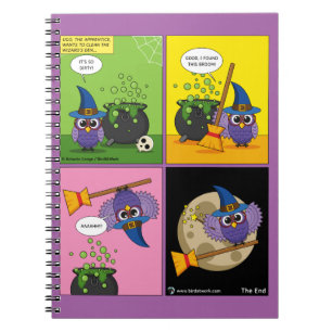 The Apprentice Wizard - Cleaning Comic Notebook