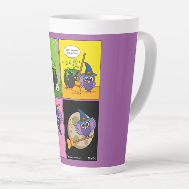 The Apprentice Wizard - Cleaning Latte Mug (Right Angle)