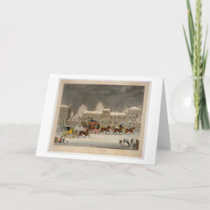 The Approach to Christmas, engraved by George Hunt Holiday Card