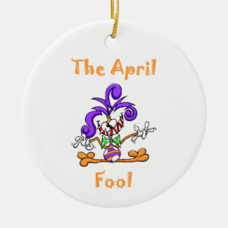 The April Fool Ceramic Tree Decoration