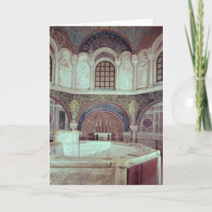 The apse with the batismal font card