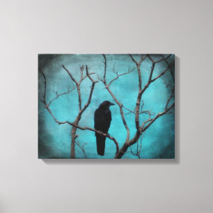 The Aqua Blue Sky Canvas Print