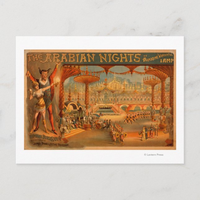 The Arabian Nights - Aladdin's Wonderful Lamp Postcard (Front)