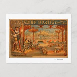 The Arabian Nights - Aladdin's Wonderful Lamp Postcard