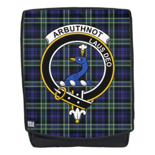 The Arbuthnot Clan Crest Tartan Plaid Backpack