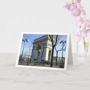 The Arc De Triomphe, Paris, France Card