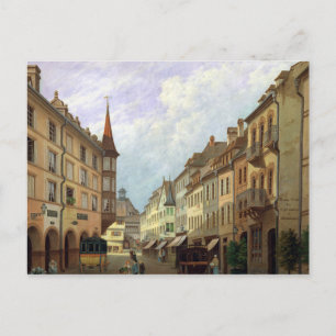 The Arcades, Grand Rue, Colmar, 1876 Postcard