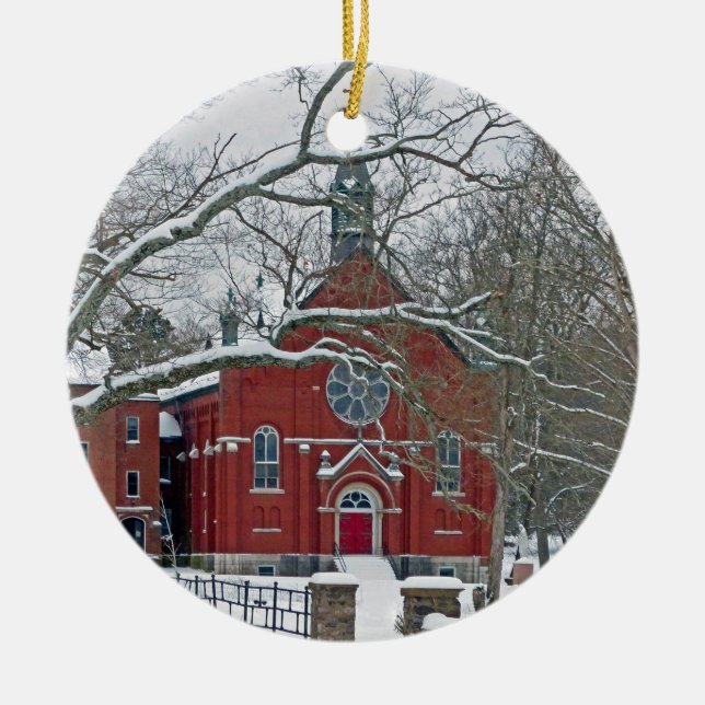 The Arcadia Academy Ceramic Tree Decoration (Front)