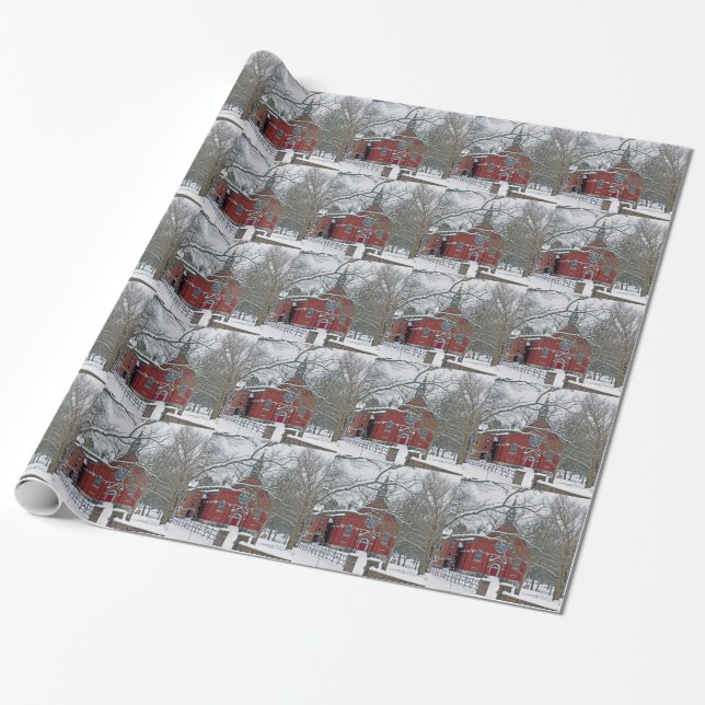 The Arcadia Academy Wrapping Paper (Unrolled)