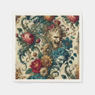 The Arcane Anarchy – Gothic Floral Napkin