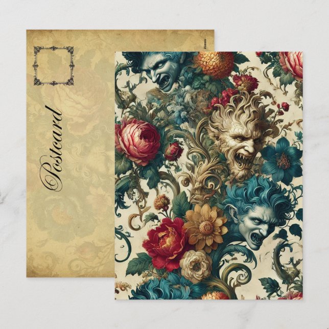 The Arcane Anarchy – Gothic Victorian Holiday Postcard (Front/Back)