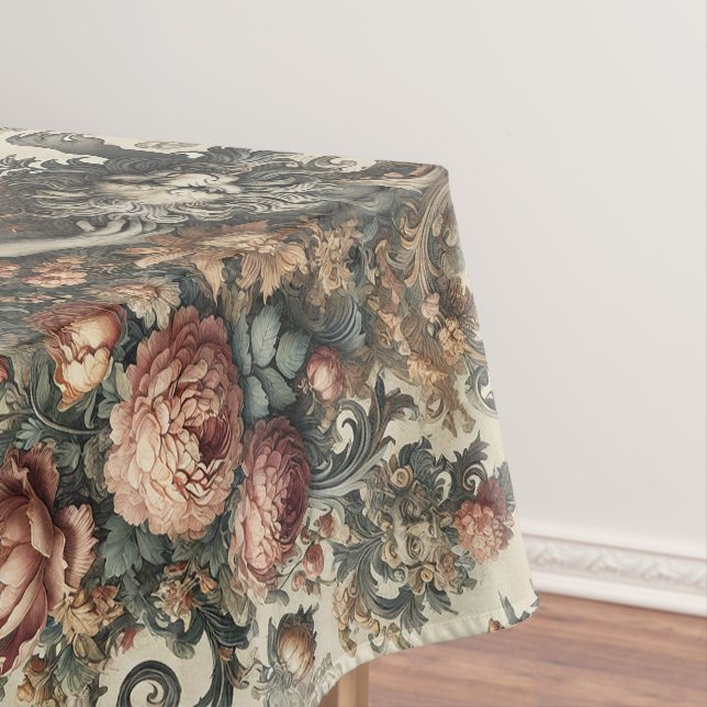 The Arcane Apex – Gothic Large Print Tablecloth (In Situ)