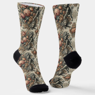 The Arcane Apex – Gothic Victorian Tapestry Socks