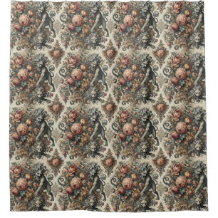 The Arcane Apex – Mythic Gothic Baroque  Shower Curtain