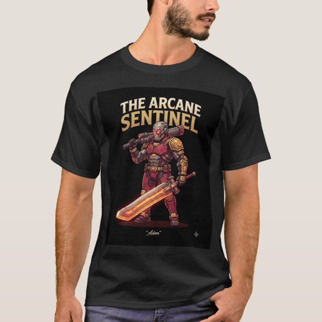 The Arcane Sentinel T-Shirt (Front)