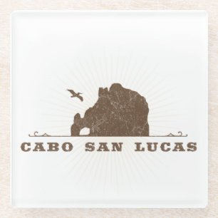 The Arch at Land's End  Cabo San Lucas Glass Coaster