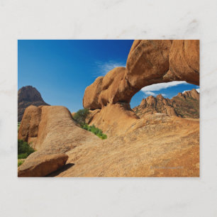 the arch at Spitzkoppe or Spitzkuppe, arid Postcard