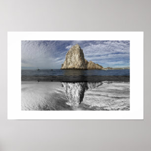 The Arch Cabo Mexico Reflection Photography Poster