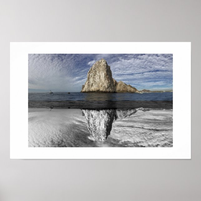 The Arch Cabo Mexico Reflection Photography Poster (Front)