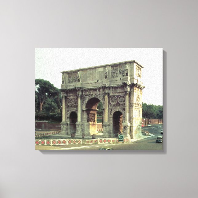 The Arch of Constantine from the North West Canvas Print (Front)