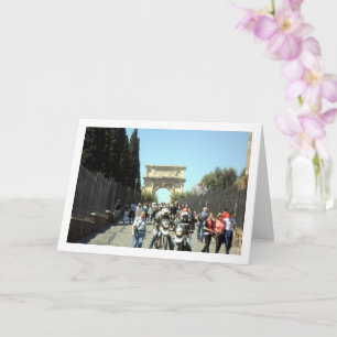 The Arch Of Constantine, Rome, Italy Card