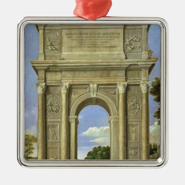 The Arch of Triumph Metal Tree Decoration (Front)