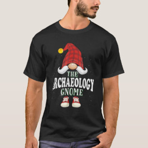 The Archaeology Gnome Family Christmas Pajama  T-Shirt