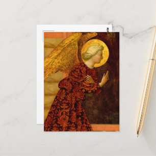 The Archangel Gabriel by Masolino da Panicale Postcard