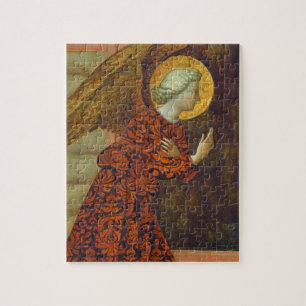 The Archangel Gabriel, c. 1430 (tempera on panel) Jigsaw Puzzle
