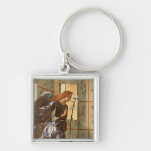 The Archangel Gabriel, from The Annunciation dipty Key Ring