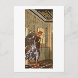 The Archangel Gabriel, from The Annunciation dipty Postcard