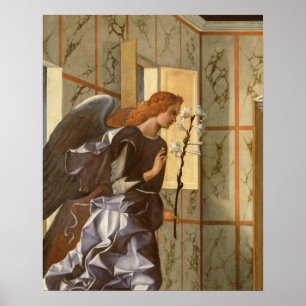 The Archangel Gabriel, from The Annunciation dipty Poster