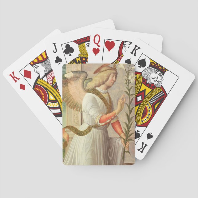 The Archangel Gabriel (panel) Playing Cards (Back)