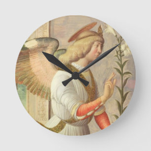 The Archangel Gabriel (panel) Round Clock