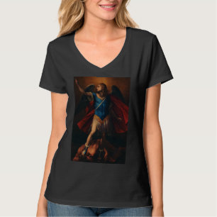 The Archangel Michael by Cavaliere d'Arpino T-Shirt