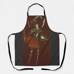 The Archangel Michael by Francisco de Zurbarán Art Apron