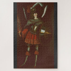 The Archangel Michael by Francisco de Zurbarán Art Jigsaw Puzzle