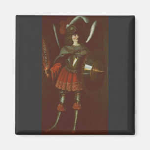 The Archangel Michael by Francisco de Zurbarán Art Magnet