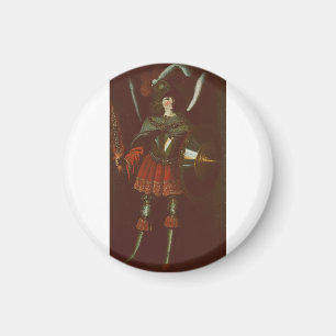 The Archangel Michael by Francisco de Zurbarán Art Magnet