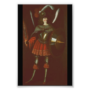 The Archangel Michael by Francisco de Zurbarán Art Photo Print