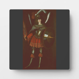 The Archangel Michael by Francisco de Zurbarán Art Plaque