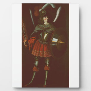 The Archangel Michael by Francisco de Zurbarán Art Plaque