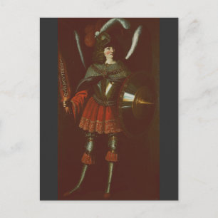 The Archangel Michael by Francisco de Zurbarán Art Postcard